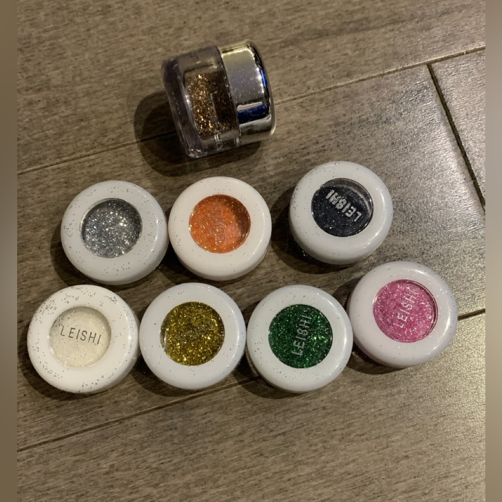 8pc Glitter Bundle: Tony & Tina Cosmic Lights + 7 Leishi Pots